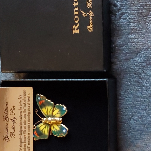 RONTE' OF BEVERLY HILLS Butterfly pin - Picture 2 of 3